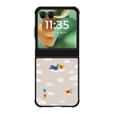 Winnie The Pooh Cloud Pattern Motorola Moto RAZR 2025 Case OV6854