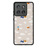 Winnie The Pooh Cloud Pattern Motorola Moto Edge 2025 Case QC6854