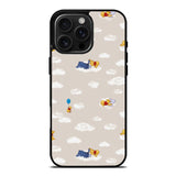 Winnie The Pooh Cloud Pattern iPhone 16 Pro Case OV6854