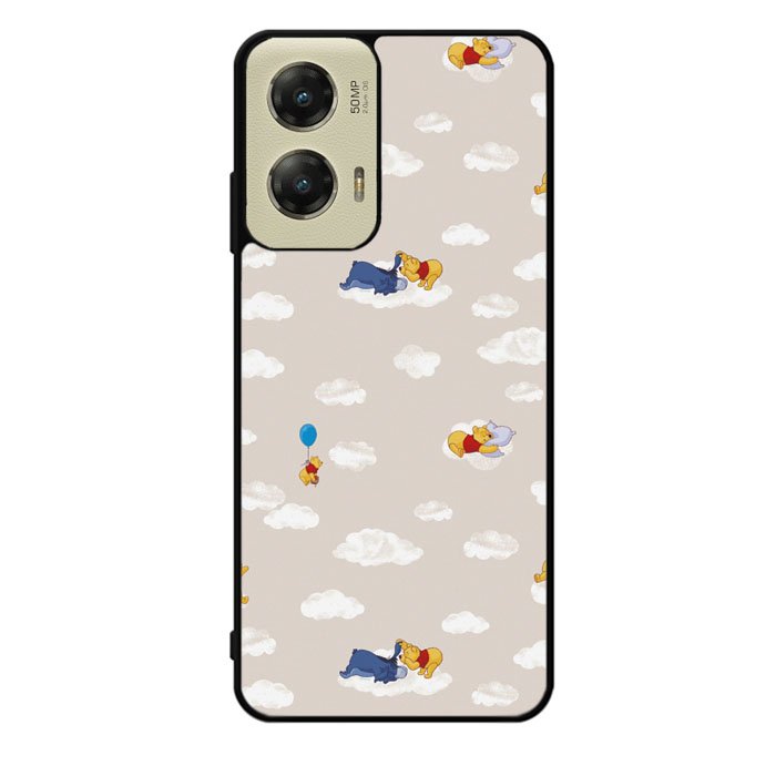 Winnie The Pooh Cloud Pattern Motorola Moto G Stylus 5G 2024 Case OV6854