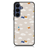 Winnie The Pooh Cloud Pattern Samsung Galaxy S25 FE Case OV6854