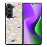 Winnie The Pooh Cloud Pattern Samsung Galaxy Z Fold 6 5G 2024 Case OV6854