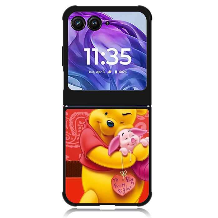 To Pooh From Piglet Motorola Moto Razr Plus 2024 , Moto Razr+ 2024 Case