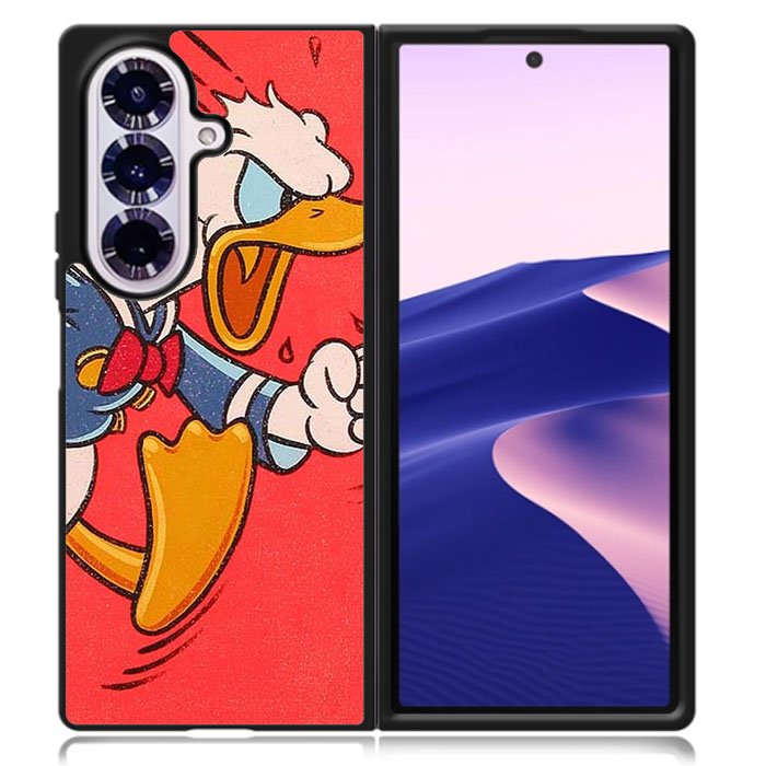 Angry Donald Duck Samsung Galaxy Z Fold 7 Case OV3819