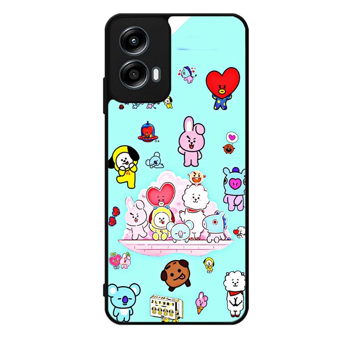 BTS BT21 Family Motorola Moto G Play 2024 Case OV4293