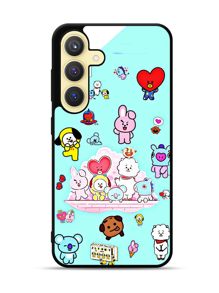BTS BT21 Family Samsung Galaxy S25 Plus 5G , Samsung Galaxy S25+ 5G Case OV4293