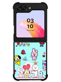 BTS BT21 Family Samsung Galaxy Z Flip 5 5G 2023 Case OV4293