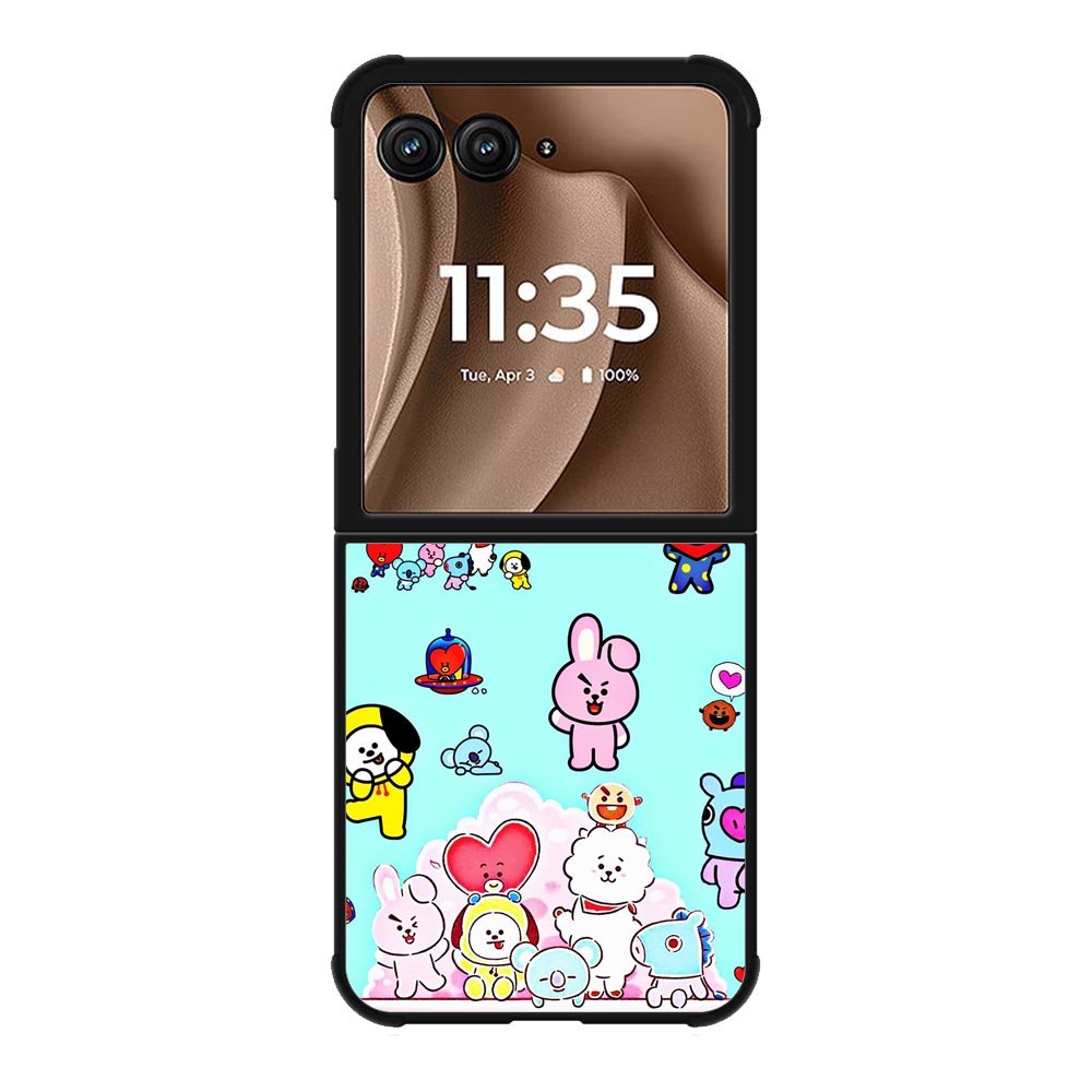 BTS BT21 Family Motorola Moto RAZR Plus 2025 Case OV4293