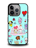BTS BT21 Family iPhone 16 Pro Case OV4293