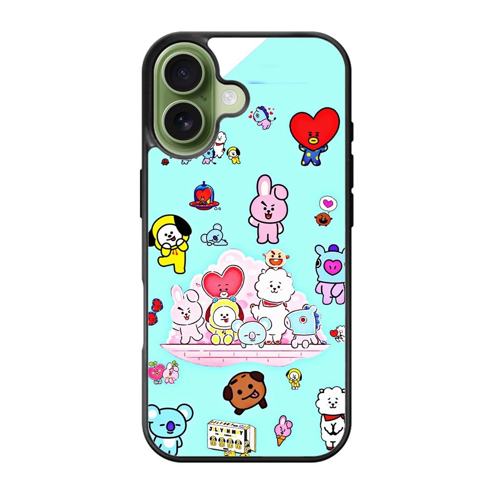BTS BT21 Family iPhone 17 Case QC4293