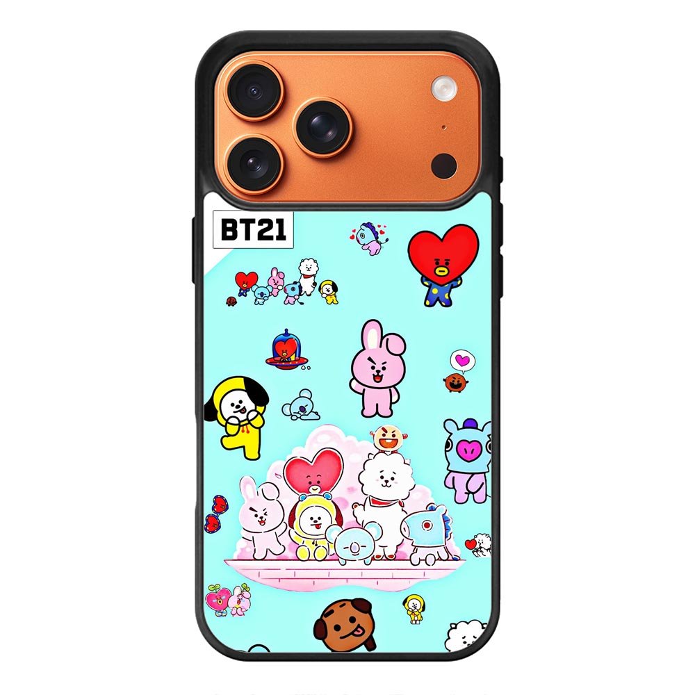 BTS BT21 Family iPhone 17 Pro Max Case QC4293