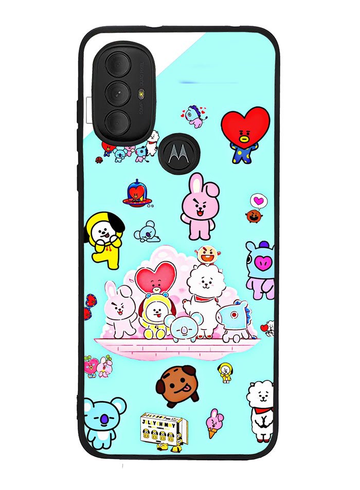 BTS BT21 Family Motorola Moto G Pure 2021 , Moto G Power 2022 Case OV4293
