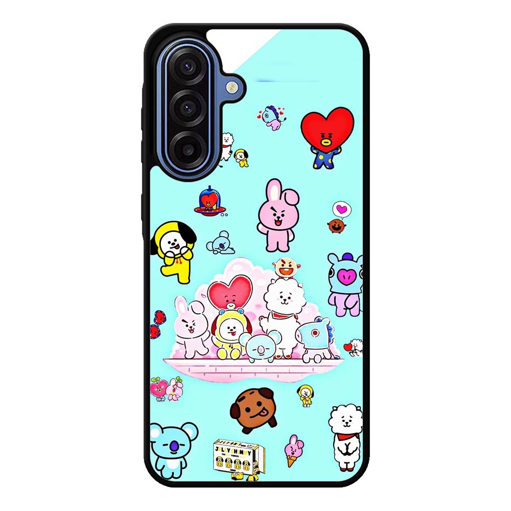 BTS BT21 Family Samsung Galaxy A17 Case QC4293