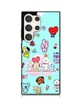 BTS BT21 Family Samsung Galaxy S23 Ultra 5G Case QC4293