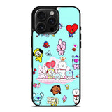 BTS BT21 Family iPhone 16 Pro Max Case OV4293