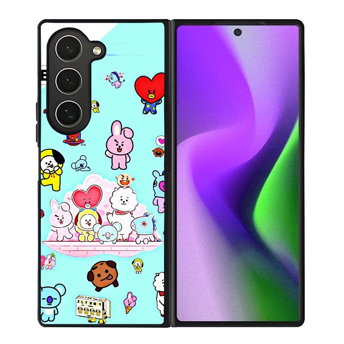 BTS BT21 Family Samsung Galaxy Z Fold 6 5G 2024 Case OV4293
