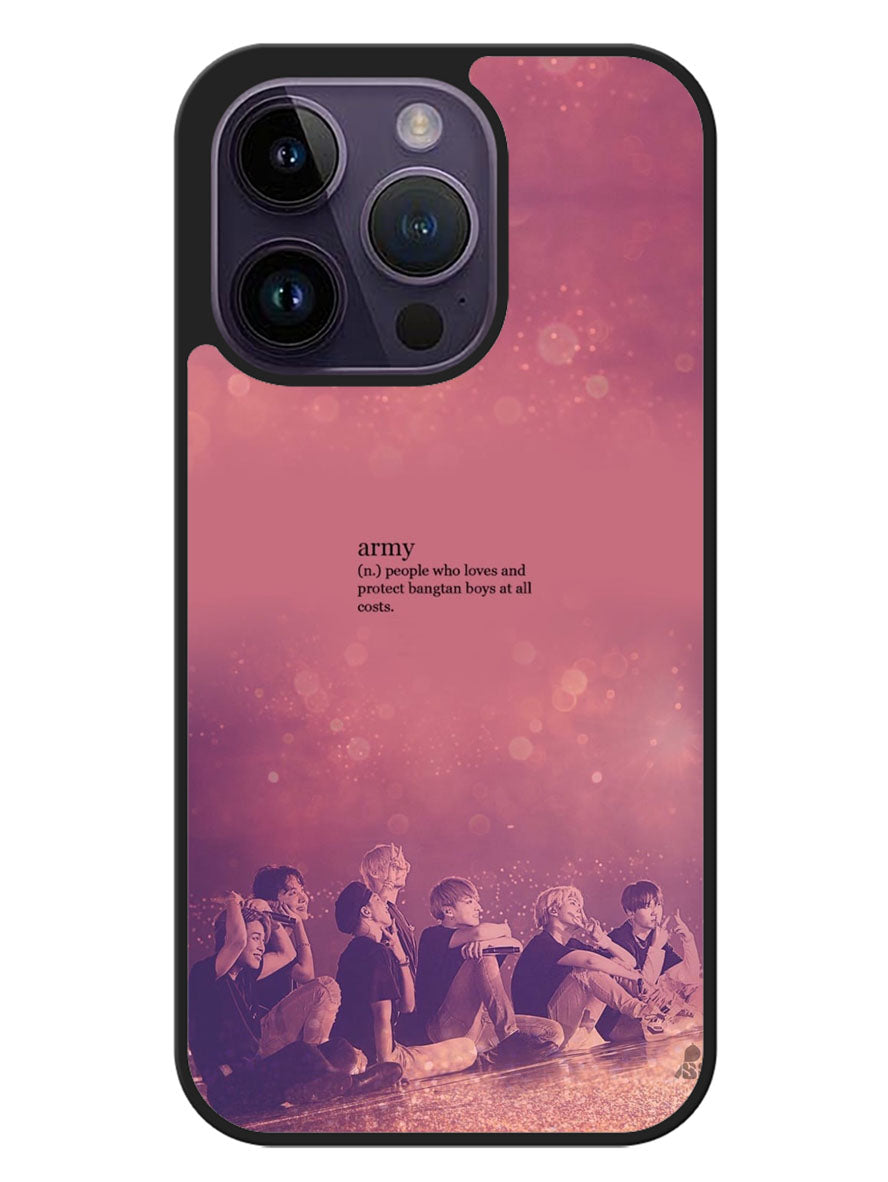 BTS Army Noun iPhone 14 Pro Max Case
