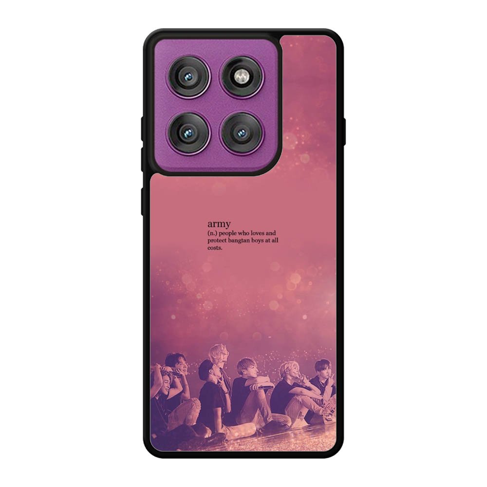 BTS Army Noun Motorola Moto Edge 60 Pro Case