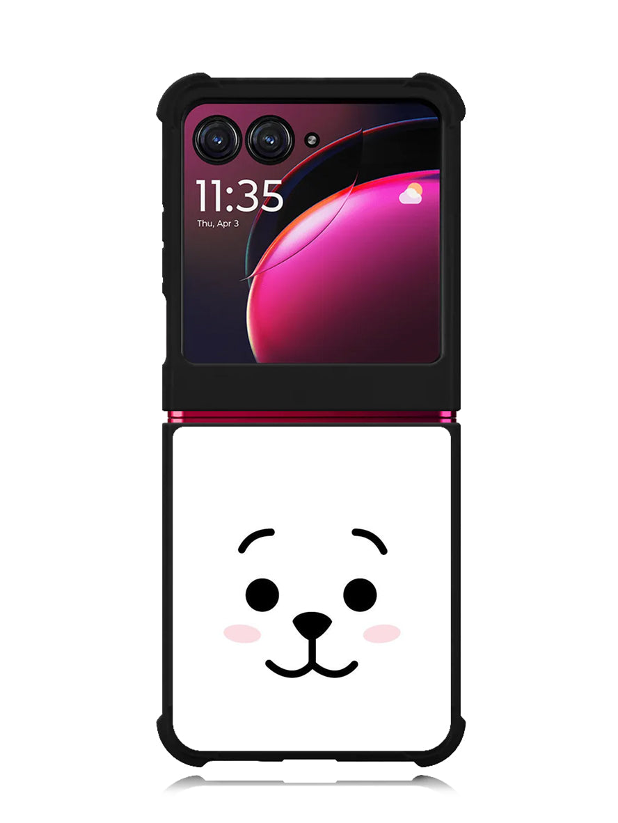 BTS BT21 RJ Face Motorola Moto Razr Plus 2023 , Moto Razr+ 2023 Case OV7143