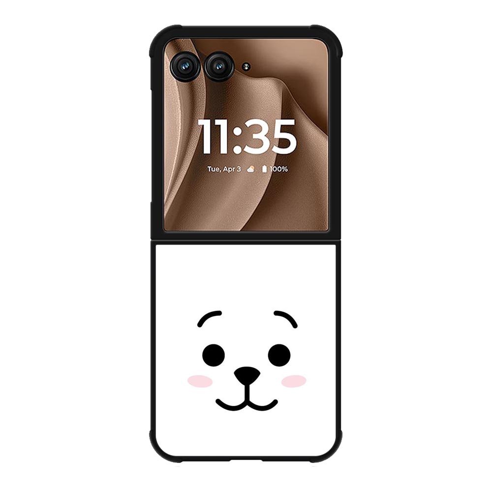 BTS BT21 RJ Face Motorola Moto RAZR Plus 2025 Case OV7143