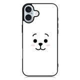 BTS BT21 RJ Face iPhone 16 Plus Case QC7143