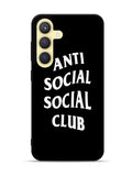 Anti Social Social Club Black White Samsung Galaxy S25 Plus 5G , Samsung Galaxy S25+ 5G Case OV7174