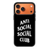 Anti Social Social Club Black White iPhone 17 Pro Case QC7174