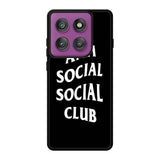Anti Social Social Club Black White Motorola Moto Edge 60 Pro Case QC7174