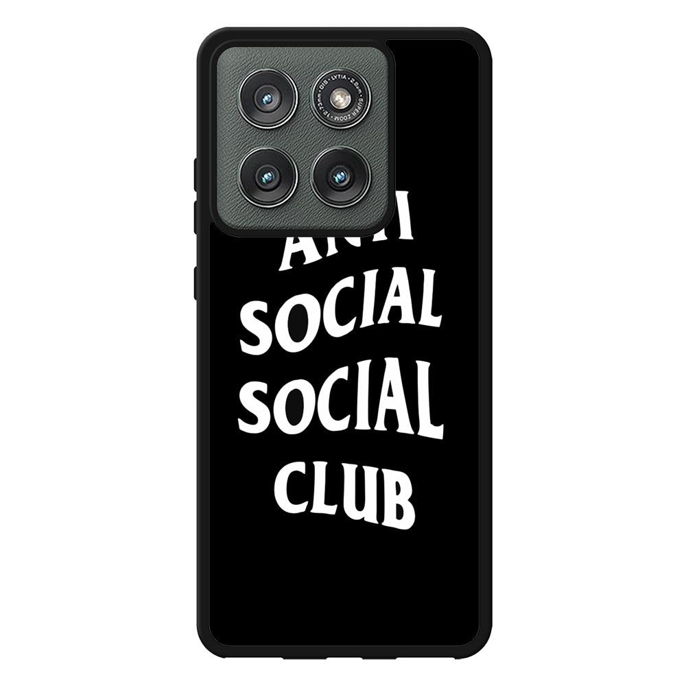 Anti Social Social Club Black White Motorola Moto Edge 2025 Case QC7174
