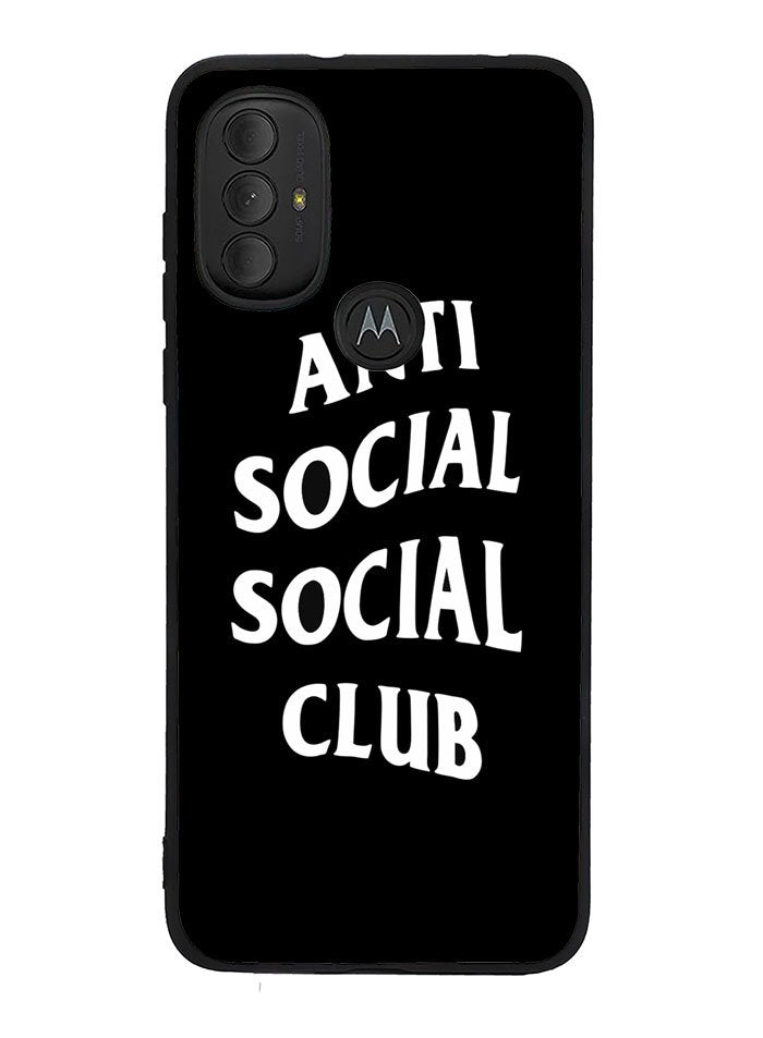 Anti Social Social Club Black White Motorola Moto G Pure 2021 , Moto G Power 2022 Case OV7174