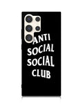 Anti Social Social Club Black White Samsung Galaxy S25 Ultra 5G Case QC7174