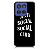 Anti Social Social Club Black White Motorola Moto G Stylus 5G 2025 Case OV7174