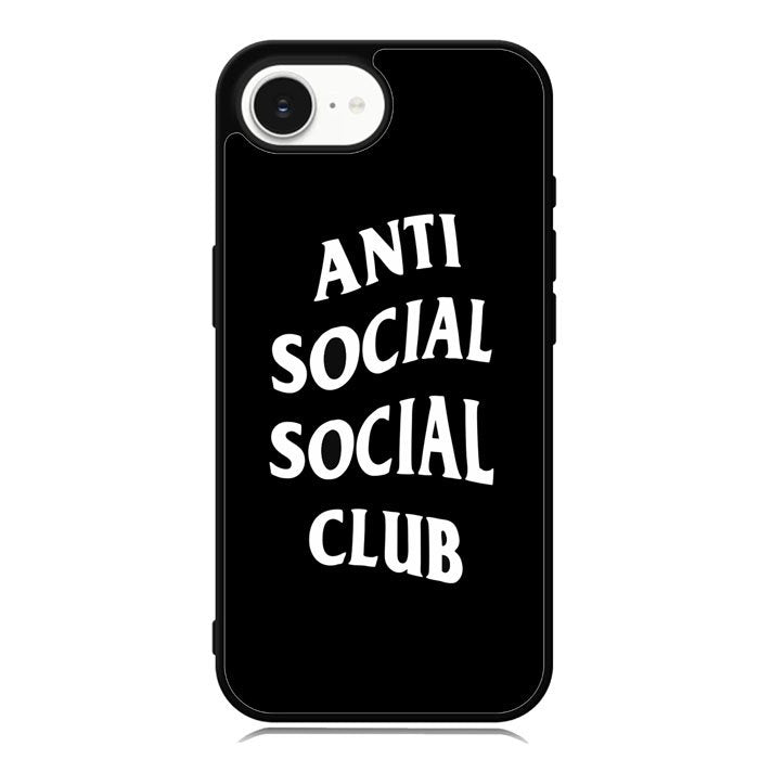Anti Social Social Club Black White iPhone 16e Case OV7174