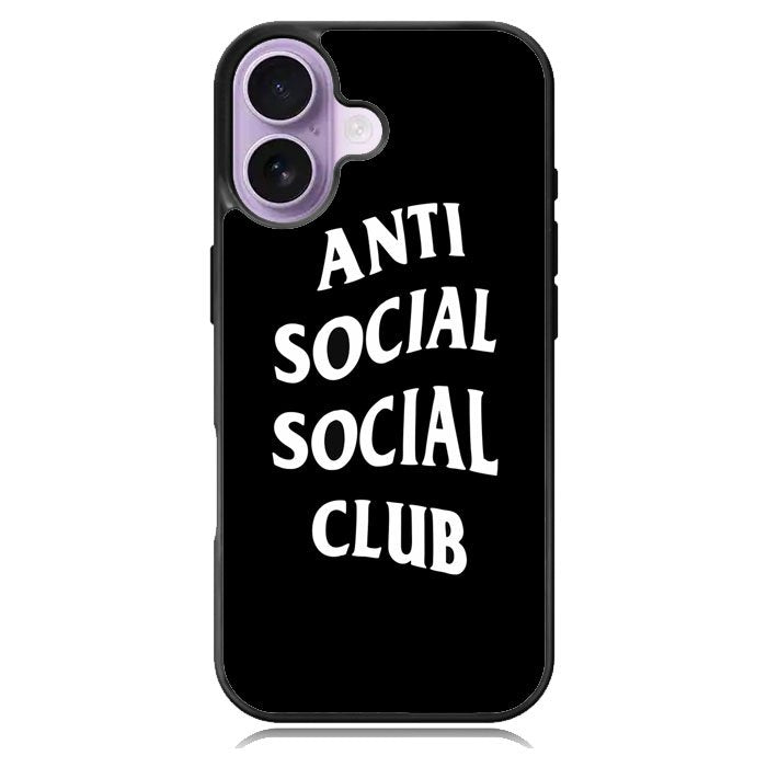 Anti Social Social Club Black White iPhone 17 Case OV7174
