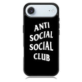 Anti Social Social Club Black White iPhone 17 Air Case OV7174