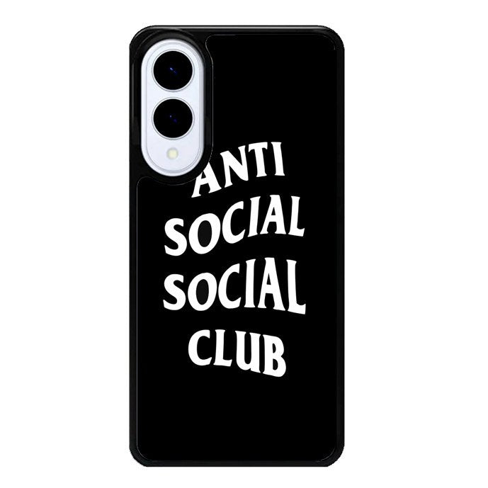 Anti Social Social Club Black White Samsung Galaxy S25 Edge 5G Case OV7174
