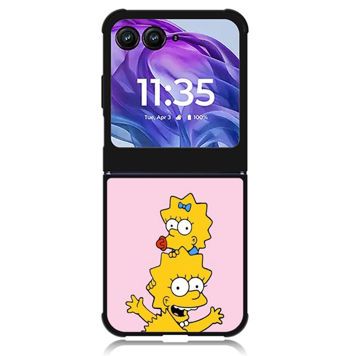 The Simpsons And Family Motorola Moto Razr Plus 2024 , Moto Razr+ 2024 Case