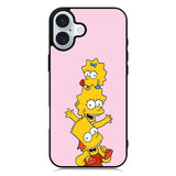 The Simpsons And Family iPhone 16 Plus Case