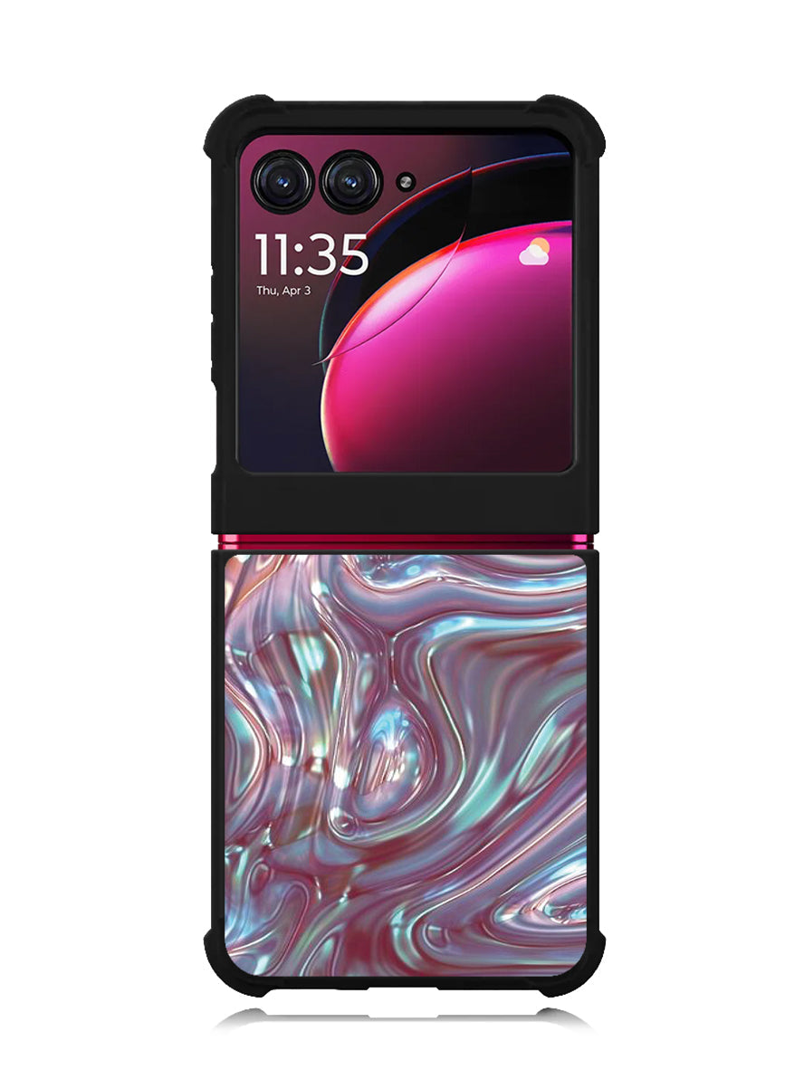 Pink Shell Abalone Motorola Moto Razr Plus 2023 , Moto Razr+ 2023 Case OV6966