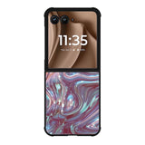 Pink Shell Abalone Motorola Moto RAZR Plus 2025 Case OV6966