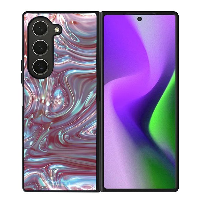 Pink Shell Abalone Samsung Galaxy Z Fold 6 5G 2024 Case OV6966