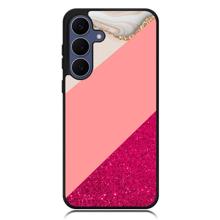 Pink Marble Beautiful Samsung Galaxy S25 FE Case OV6964