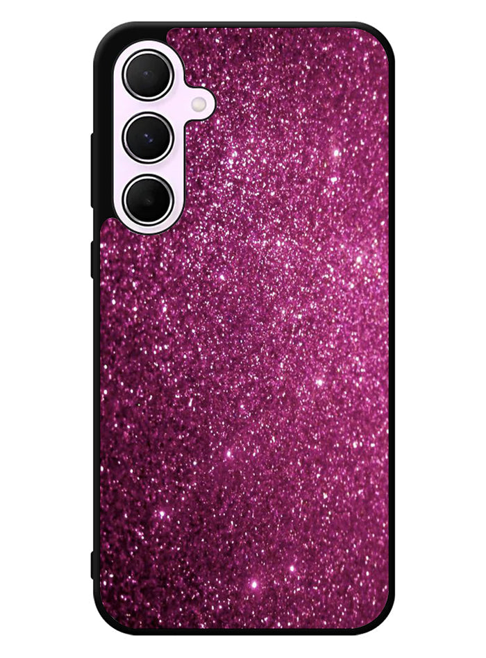 Purple Glitter Samsung Galaxy A35 5G Case