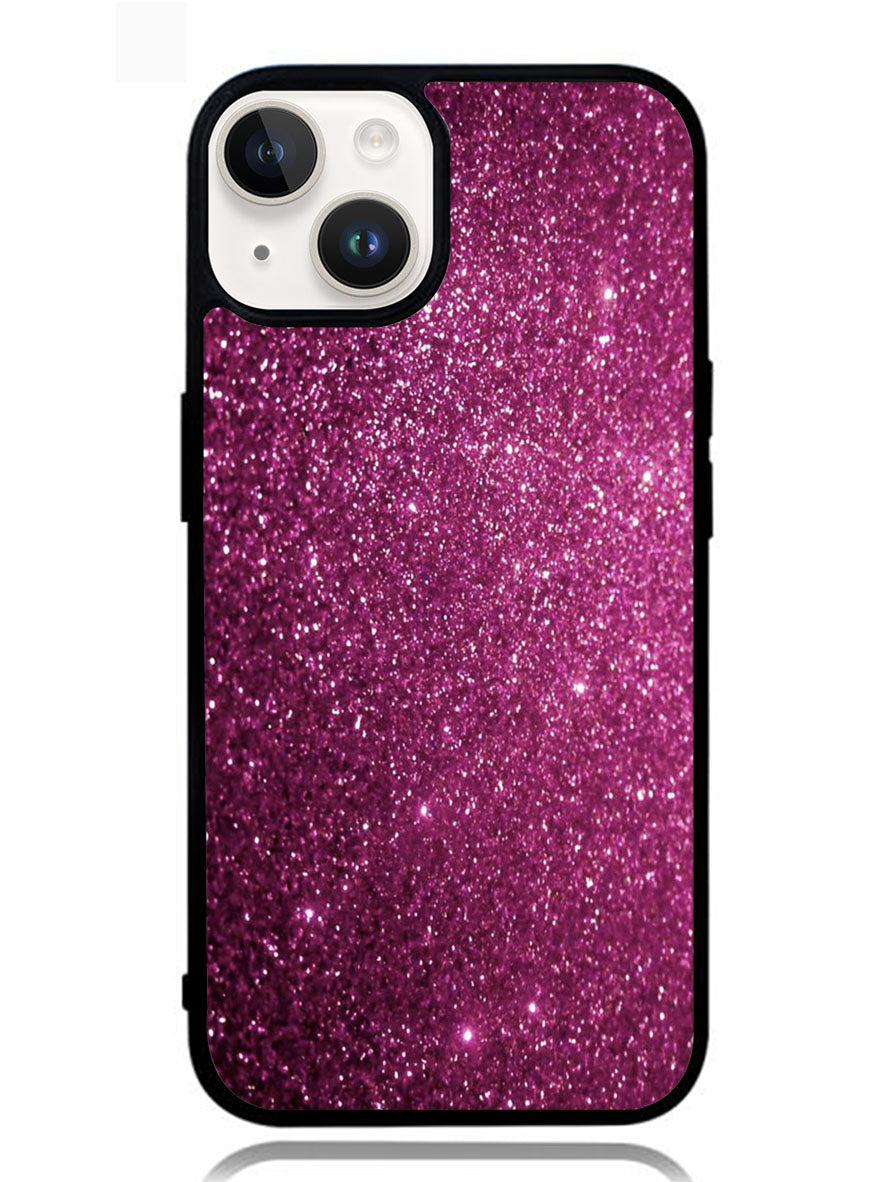 Purple Glitter iPhone 14 Plus Case OV1015
