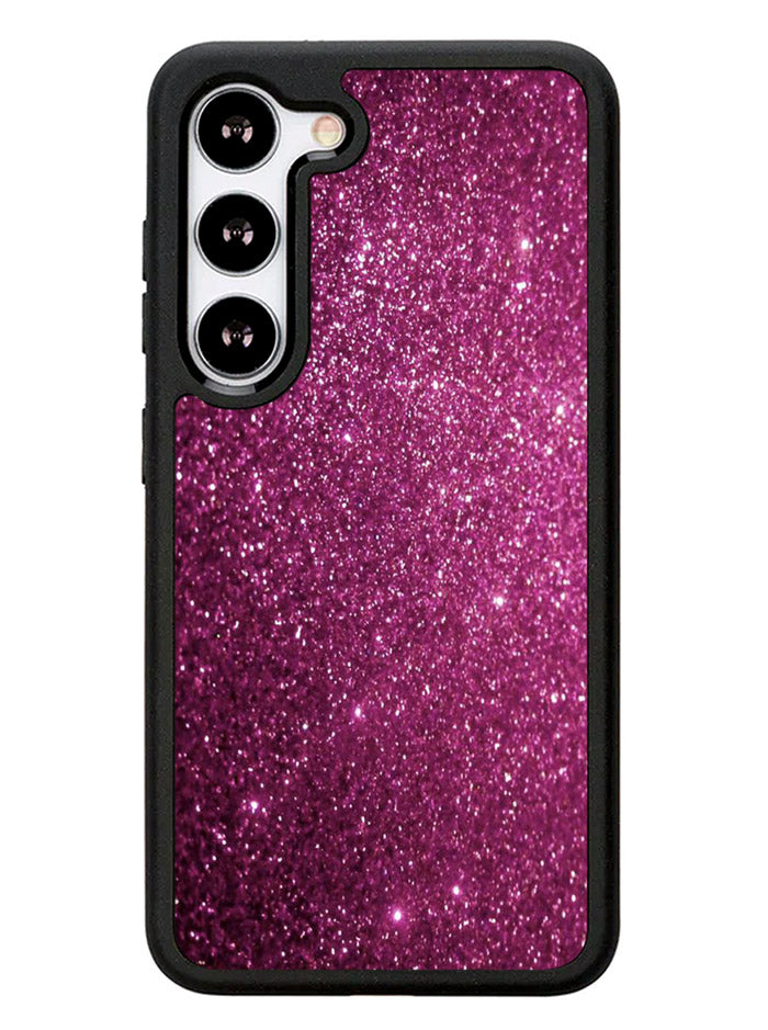 Purple Glitter Samsung Galaxy S23 5G Case
