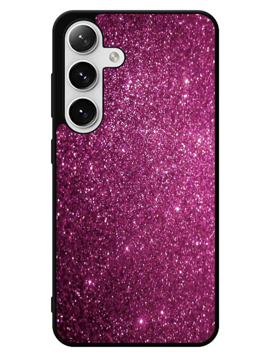 Purple Glitter Samsung Galaxy S25 5G Case