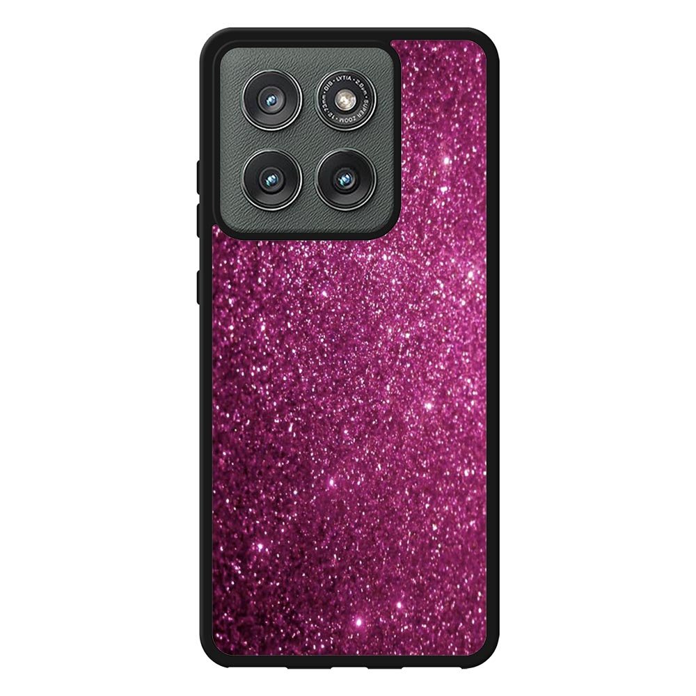 Purple Glitter Motorola Moto Edge 2025 Case