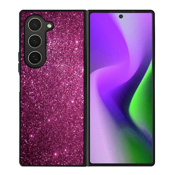 Purple Glitter Samsung Galaxy Z Fold 6 Case