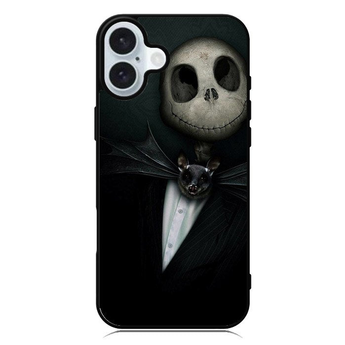 The Nightmare Before Christmas Skeleton iPhone 16 Case QC6905