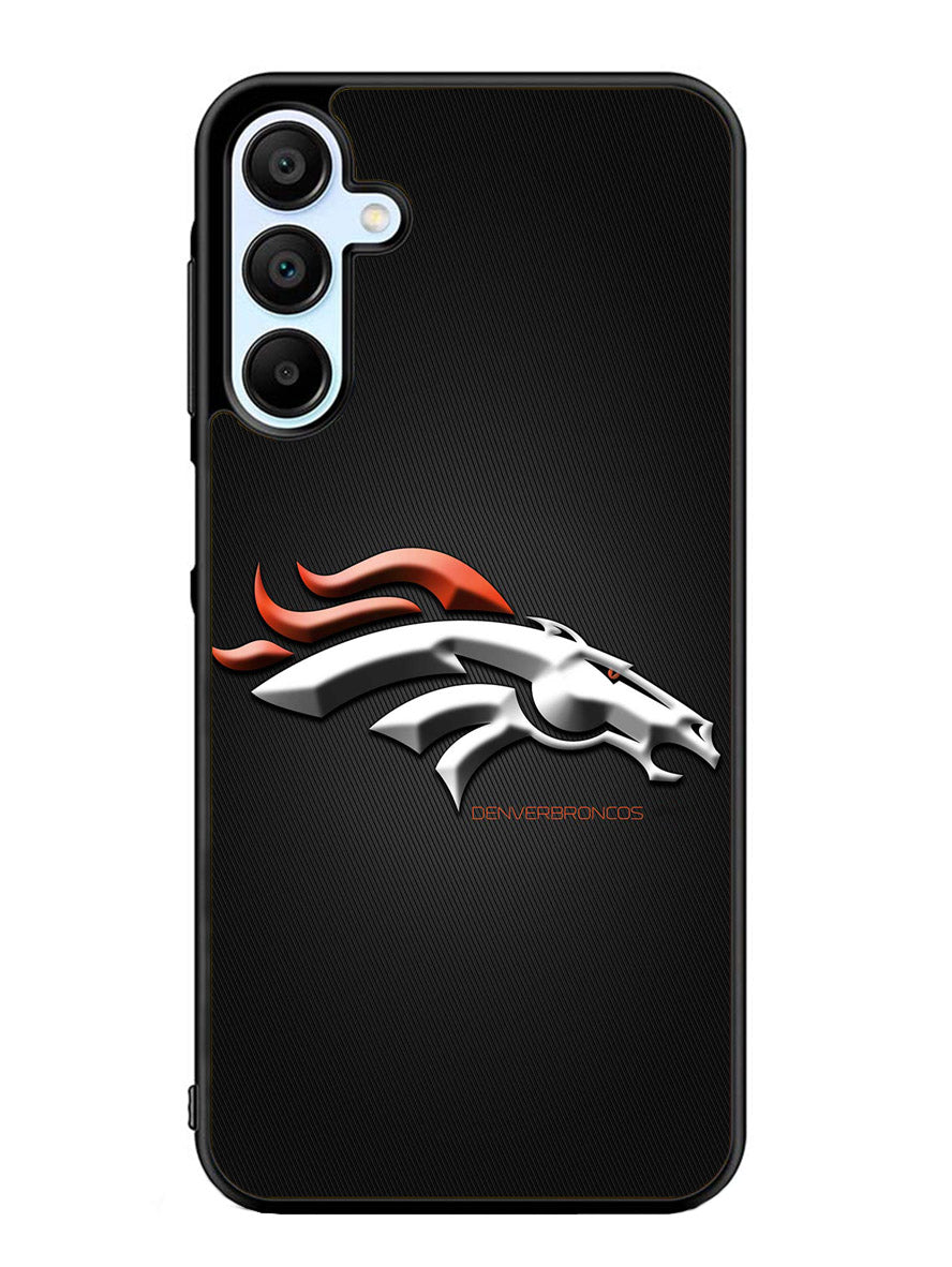 Denver Broncos Grey Background Samsung Galaxy A25 5G Case